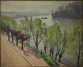 PRINTEMPS À LA FRETTE, MONTIGNY by Albert Marquet